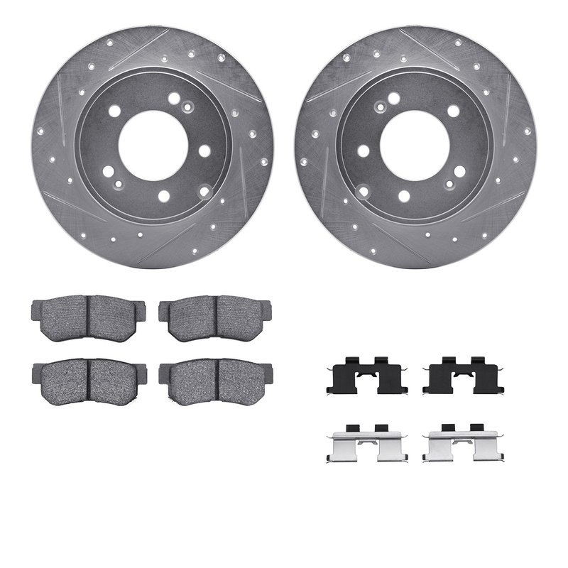 Dynamite Friction 7512-03051 Disc Brake Kit - Rear