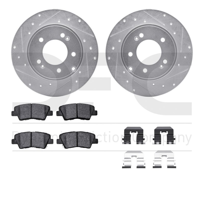 Dynamite Friction 7512-03053 Disc Brake Kit - Rear