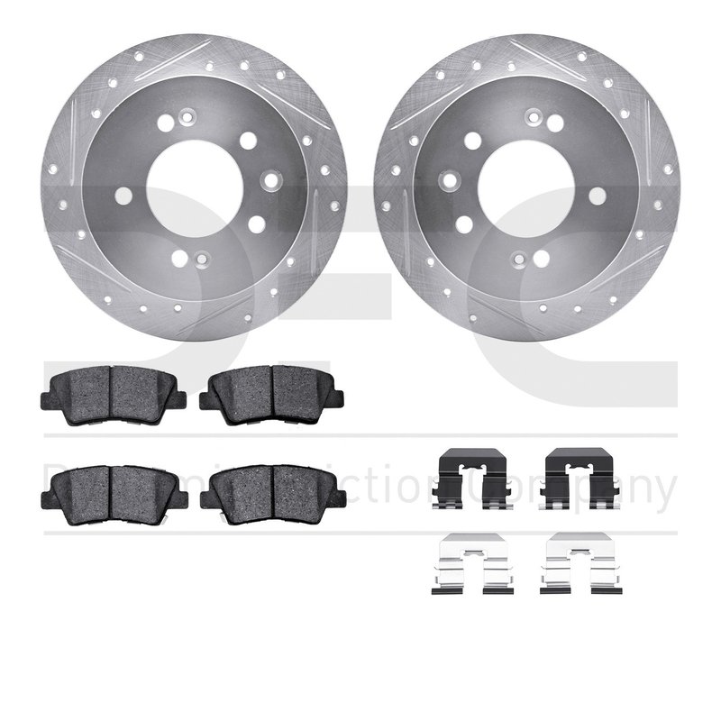 Dynamite Friction 7512-03059 Disc Brake Kit - Rear