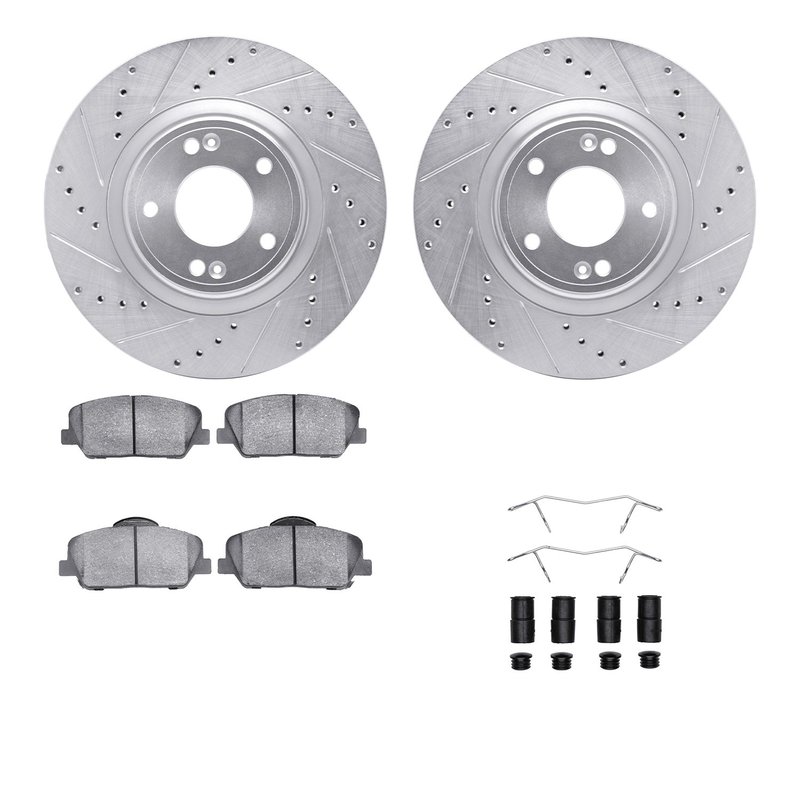Dynamite Friction 7512-03066 Disc Brake Kit - Front