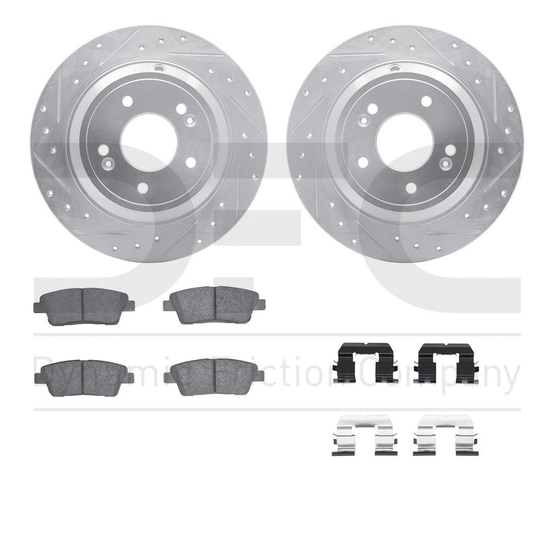 Dynamite Friction 7512-03081 Disc Brake Kit - Rear