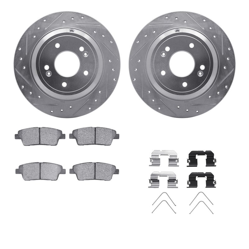 Dynamite Friction 7512-03083 Disc Brake Kit - Rear