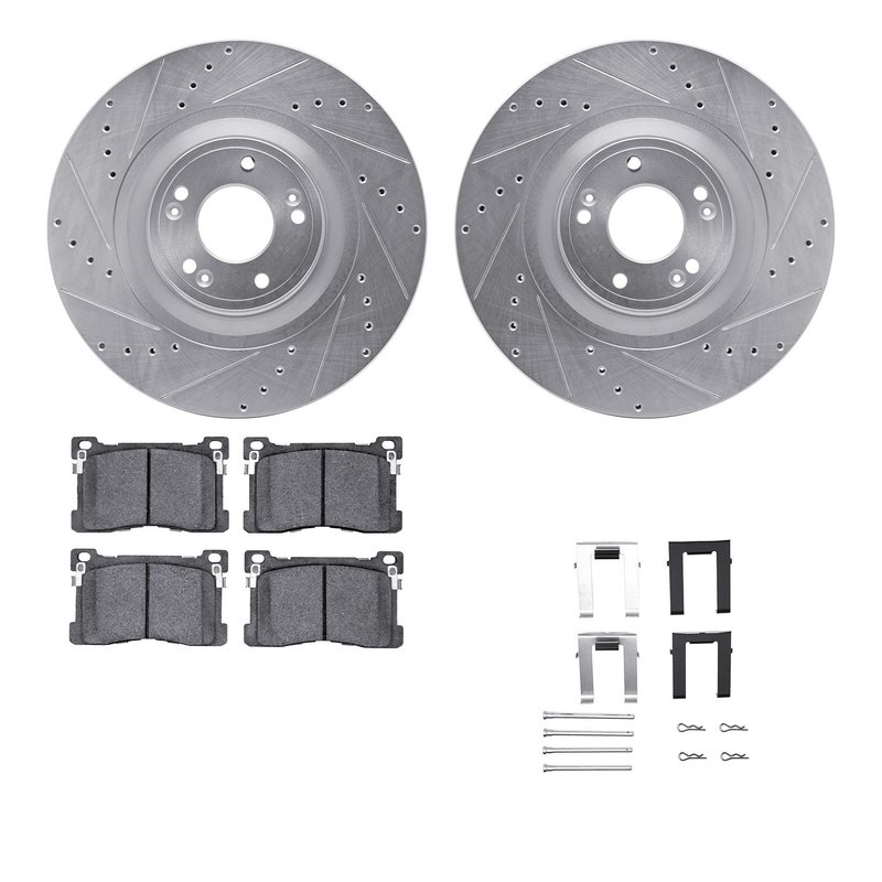 Dynamite Friction 7512-03086 Disc Brake Kit - Front