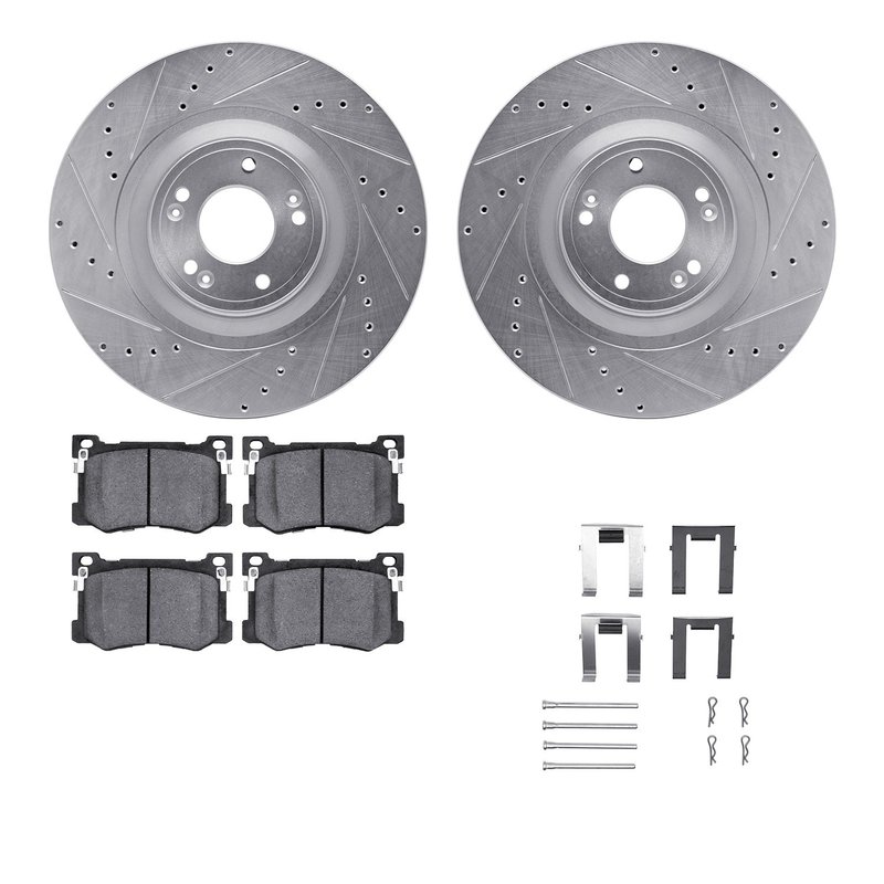 Dynamite Friction 7512-03087 Disc Brake Kit - Front