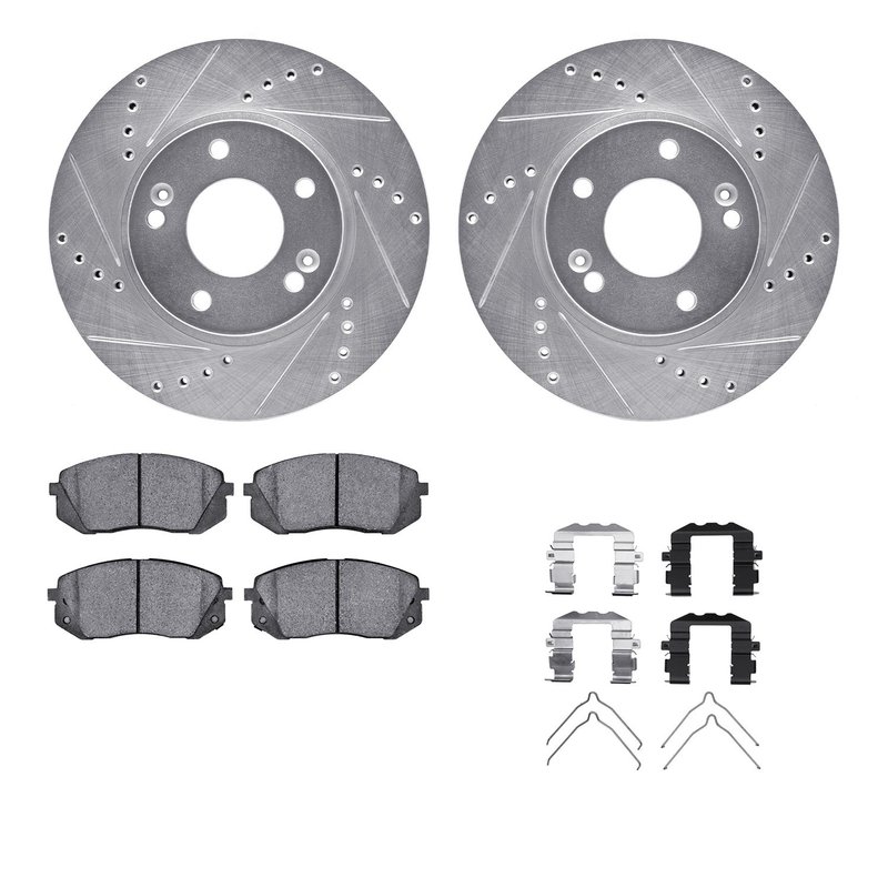 Dynamite Friction 7512-03097 Disc Brake Kit - Front