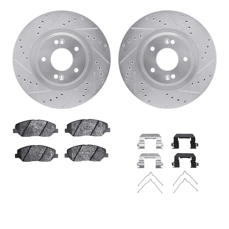 Dynamite Friction 7512-03101 Disc Brake Kit - Front