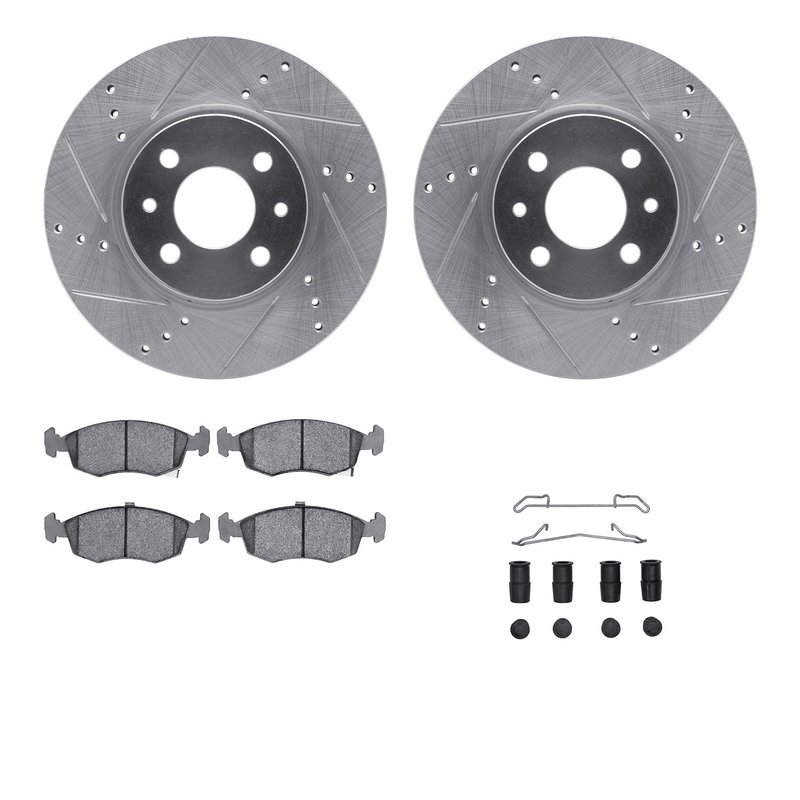 Dynamite Friction 7512-07001 Disc Brake Kit - Front