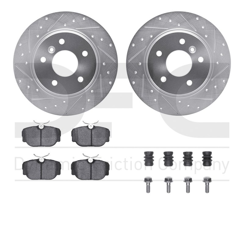 Dynamite Friction 7512-11001 Disc Brake Kit - Rear