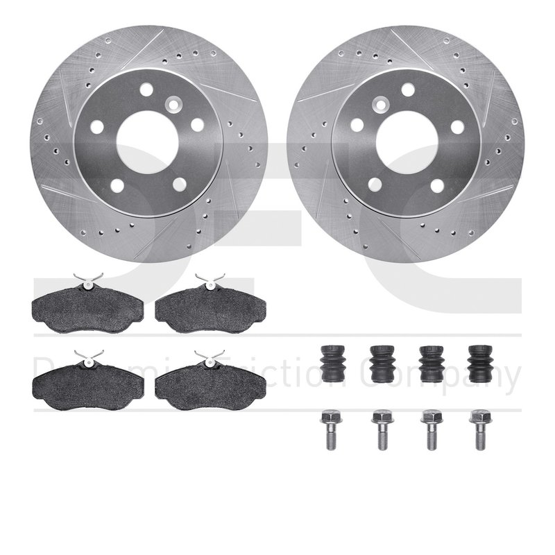 Dynamite Friction 7512-11009 Disc Brake Kit - Front