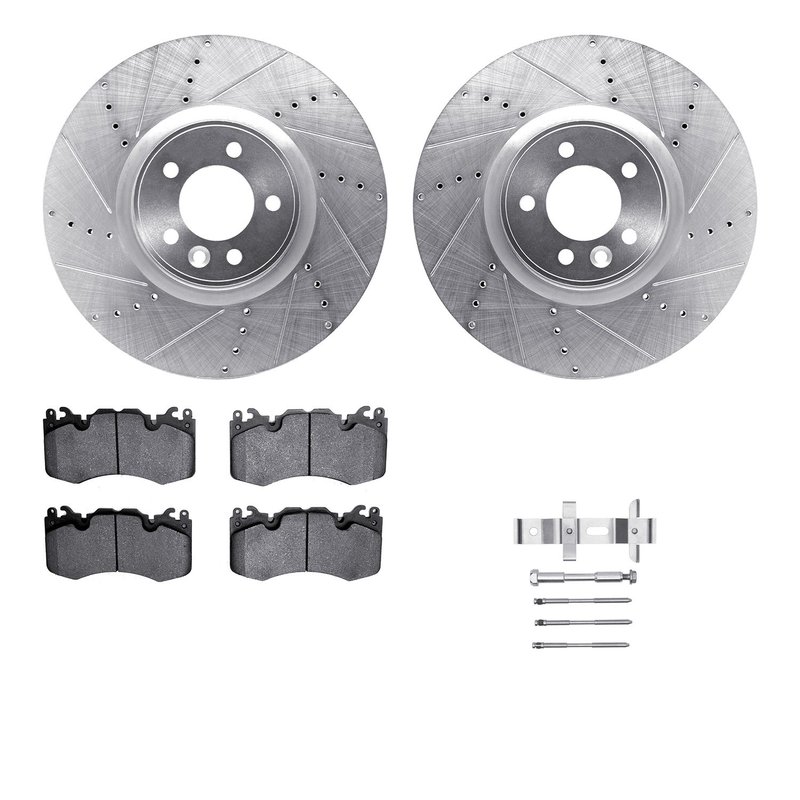 Dynamite Friction 7512-11022 Disc Brake Kit - Front