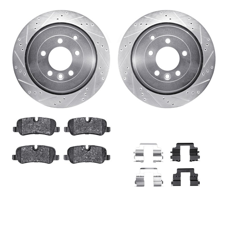 Dynamite Friction 7512-11026 Disc Brake Kit - Rear