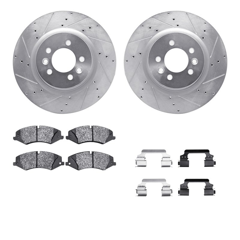 Dynamite Friction 7512-11030 Disc Brake Kit - Front