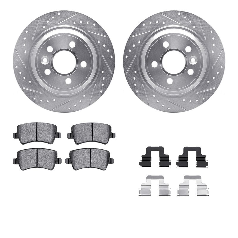 Dynamite Friction 7512-11034 Disc Brake Kit - Rear