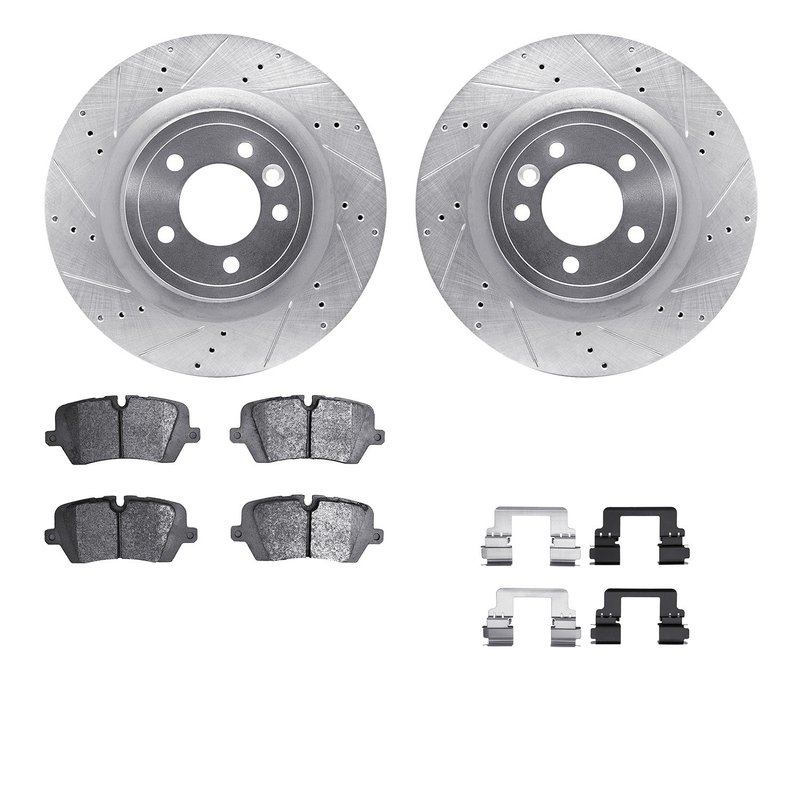 Dynamite Friction 7512-11038 Disc Brake Kit - Rear