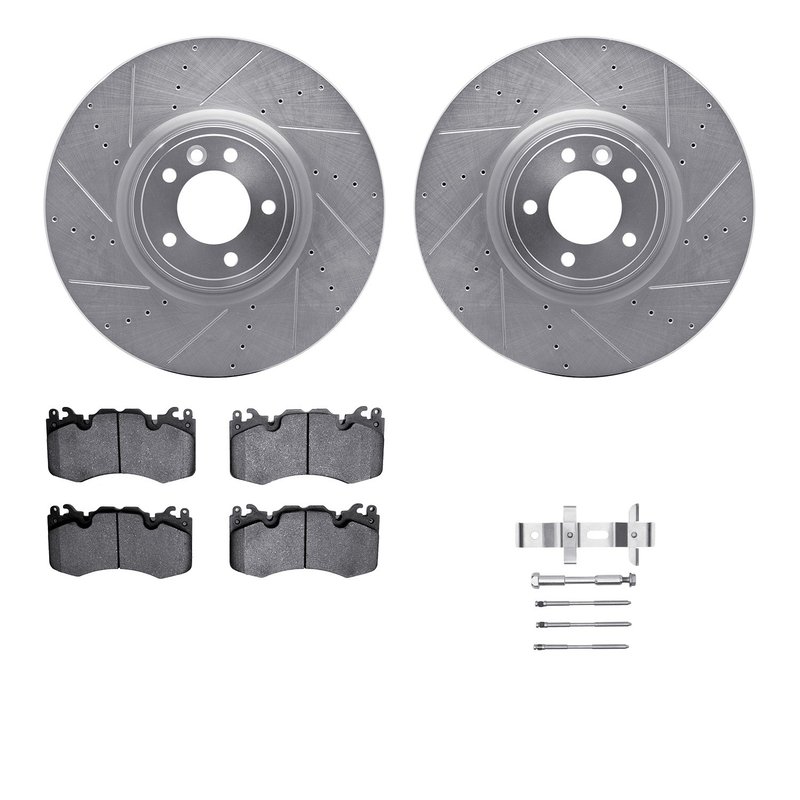 Dynamite Friction 7512-11040 Disc Brake Kit - Front