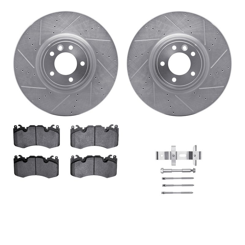Dynamite Friction 7512-11176 Disc Brake Kit - Front