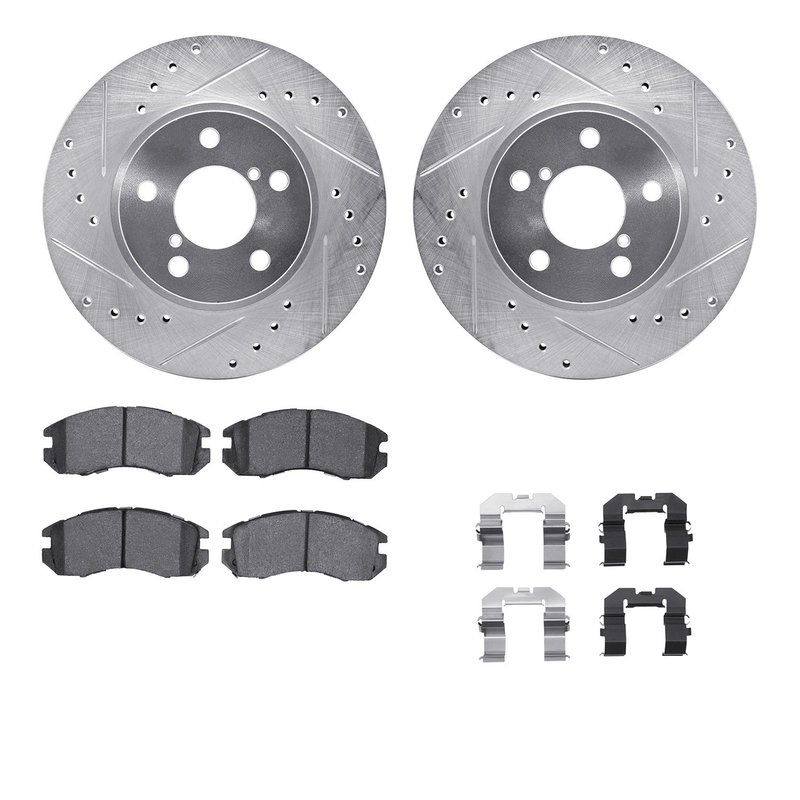 Dynamite Friction 7512-13006 Disc Brake Kit - Front