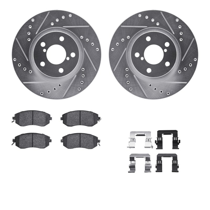 Dynamite Friction 7512-13011 Disc Brake Kit - Front
