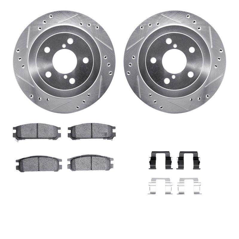 Dynamite Friction 7512-13012 Disc Brake Kit - Rear
