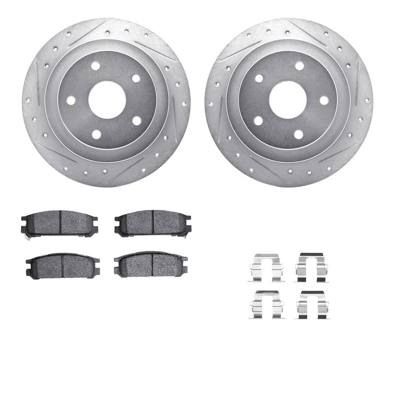 Dynamite Friction 7512-13013 Disc Brake Kit - Rear