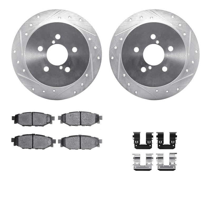 Dynamite Friction 7512-13026 Disc Brake Kit - Rear