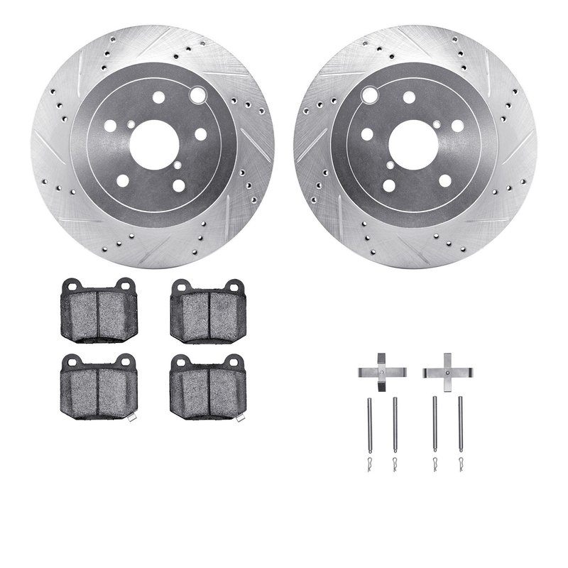 Dynamite Friction 7512-13027 Disc Brake Kit - Rear