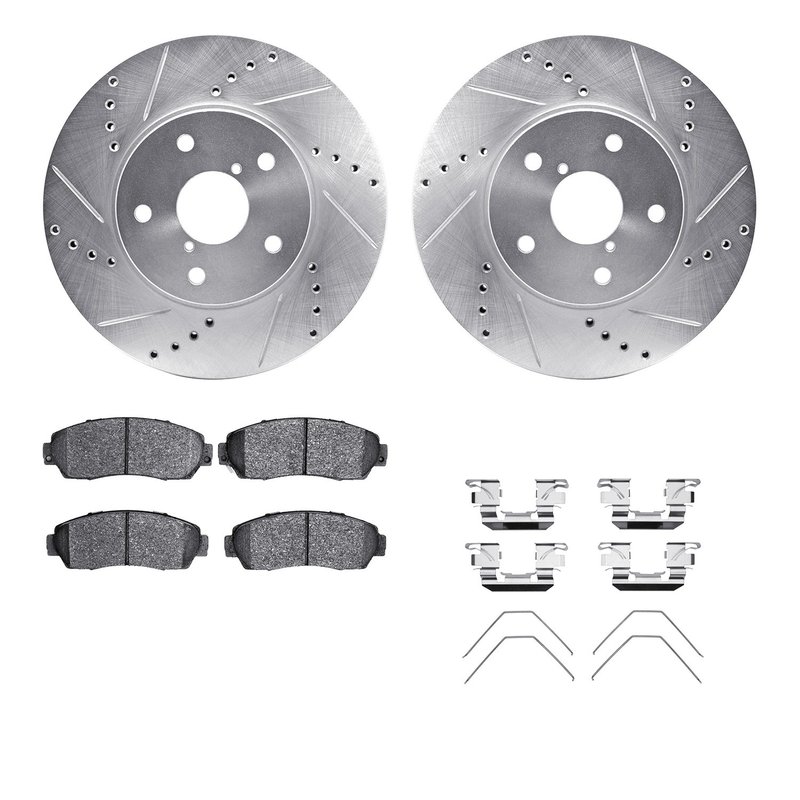 Dynamite Friction 7512-13035 Disc Brake Kit - Front