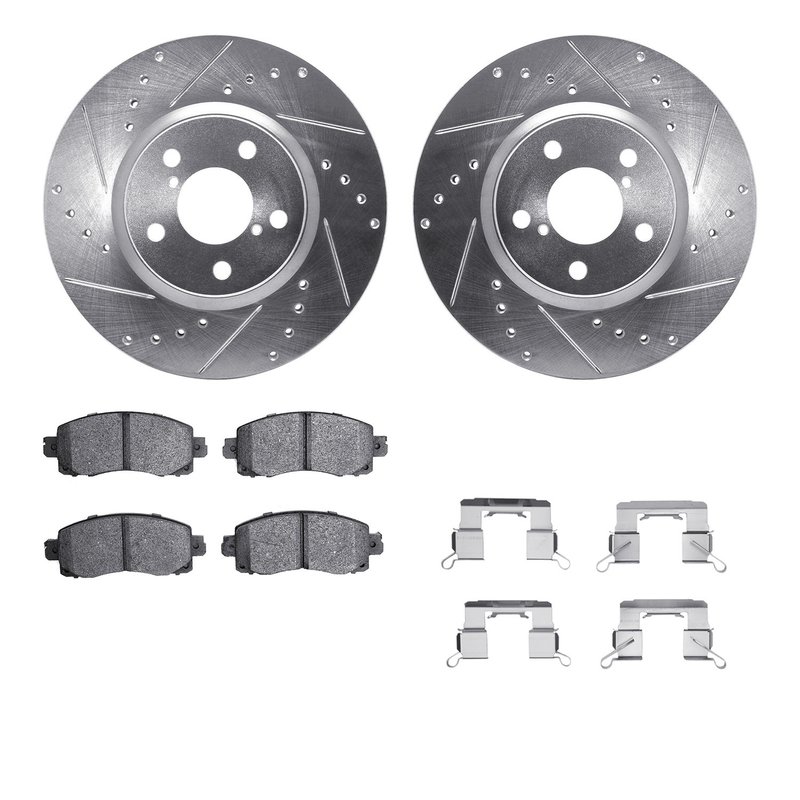 Dynamite Friction 7512-13049 Disc Brake Kit - Front