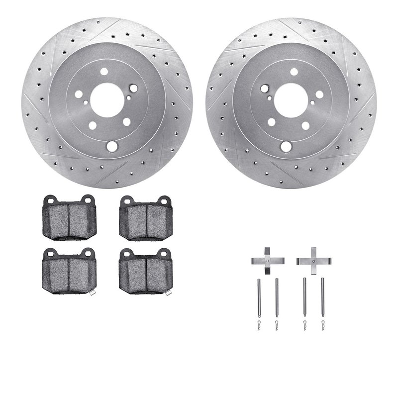 Dynamite Friction 7512-13050 Disc Brake Kit - Rear