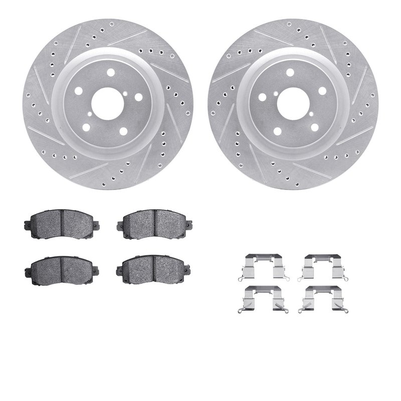 Dynamite Friction 7512-13054 Disc Brake Kit - Front