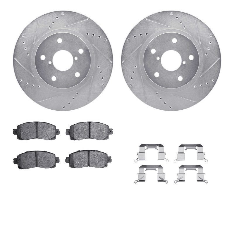 Dynamic Friction 7512-13057 Disc Brake Kit - Front