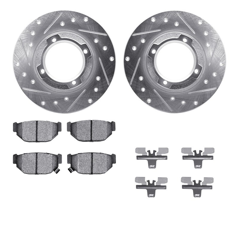 Dynamic Friction 7512-13059 Disc Brake Kit - Rear