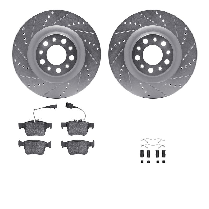 Dynamite Friction 7512-16007 Disc Brake Kit - Rear