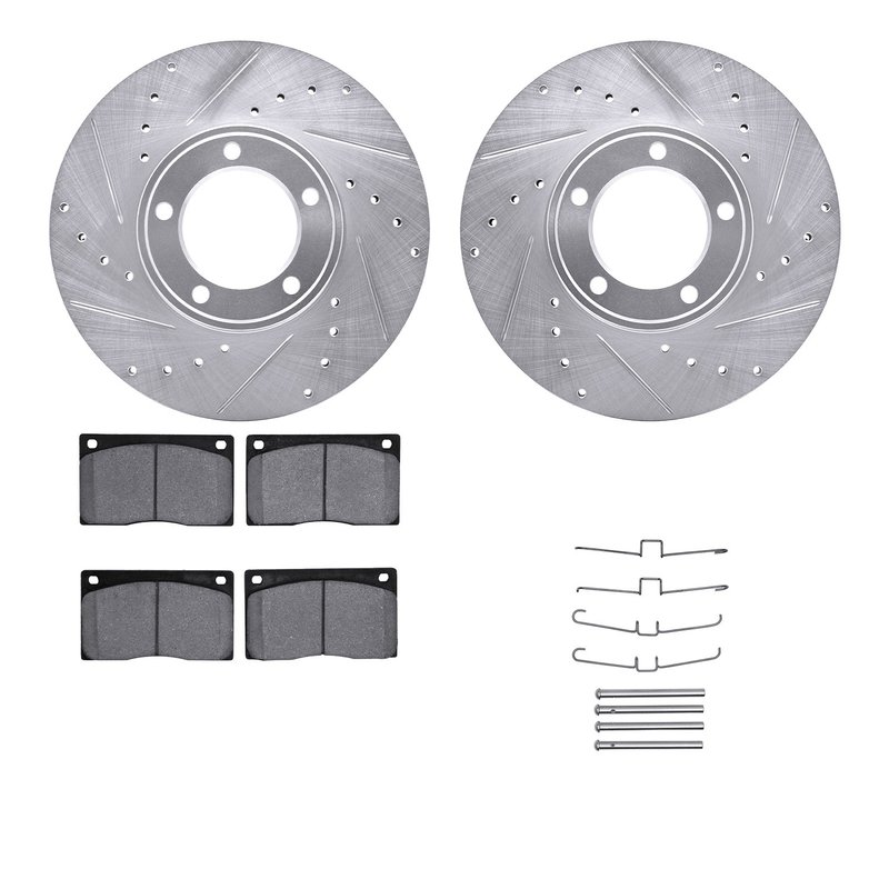 Dynamite Friction 7512-20001 Disc Brake Kit - Front