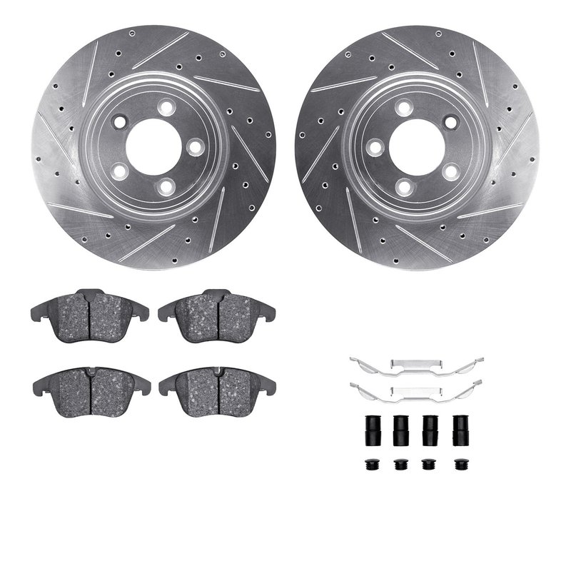 Dynamite Friction 7512-20013 Disc Brake Kit - Front