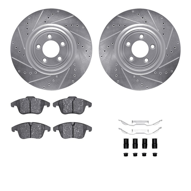 Dynamite Friction 7512-20016 Disc Brake Kit - Front