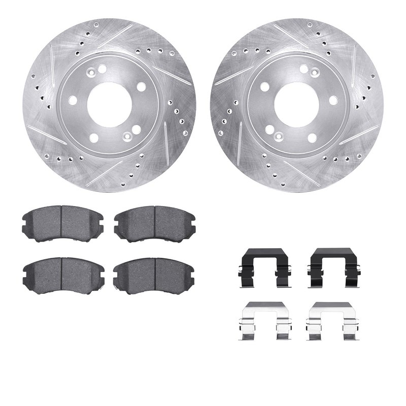 Dynamite Friction 7512-21014 Disc Brake Kit - Front
