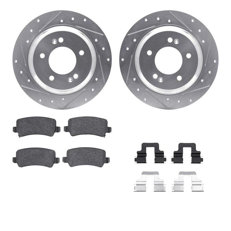 Dynamite Friction 7512-21023 Disc Brake Kit - Rear