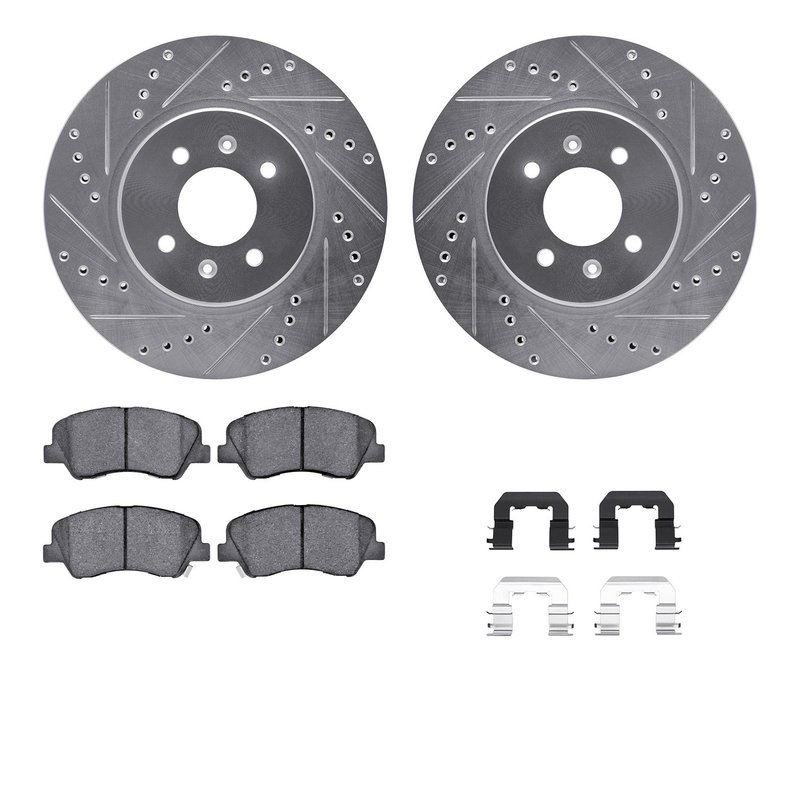 Dynamite Friction 7512-21024 Disc Brake Kit - Front