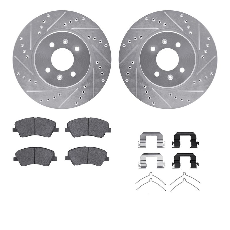 Dynamite Friction 7512-21026 Disc Brake Kit - Front