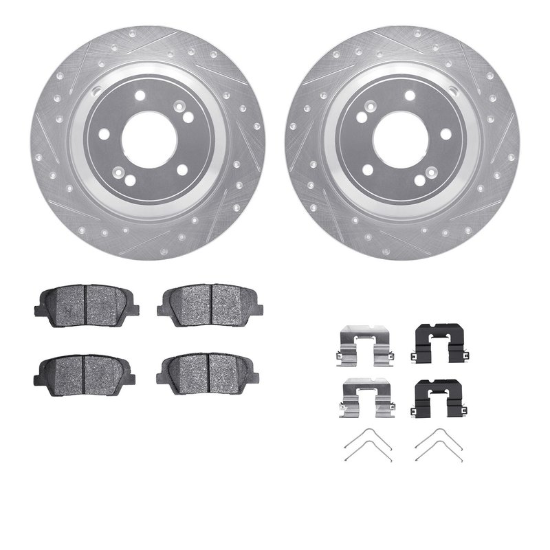Dynamite Friction 7512-21050 Disc Brake Kit - Rear