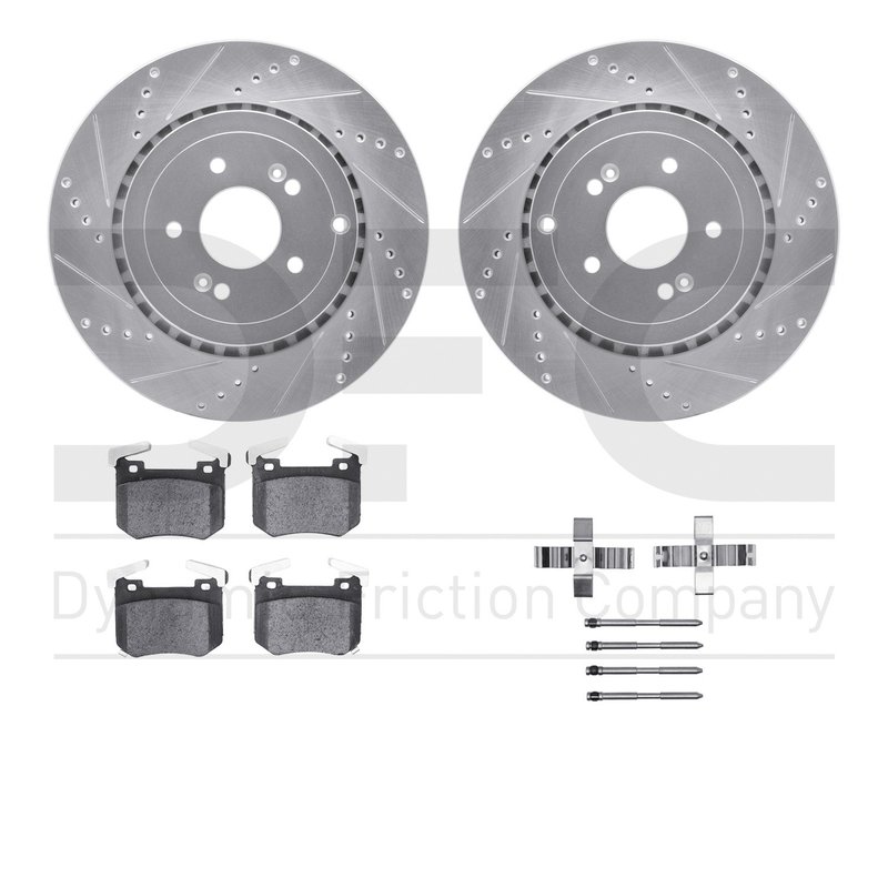 Dynamite Friction 7512-21055 Disc Brake Kit - Rear