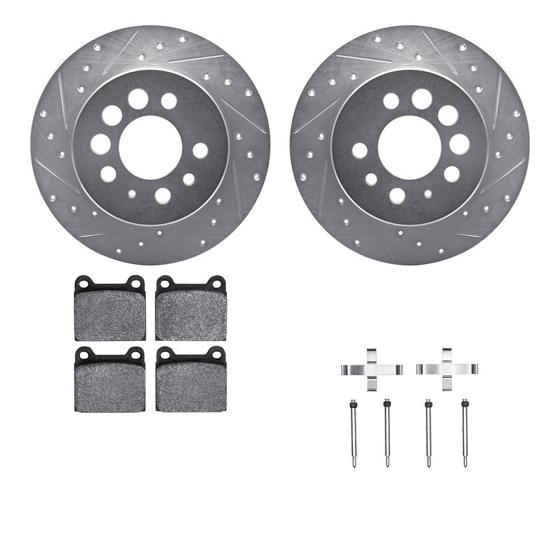 Dynamite Friction 7512-27009 Disc Brake Kit - Rear