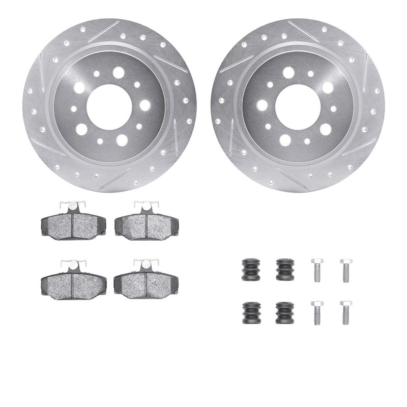 Dynamite Friction 7512-27026 Disc Brake Kit - Rear