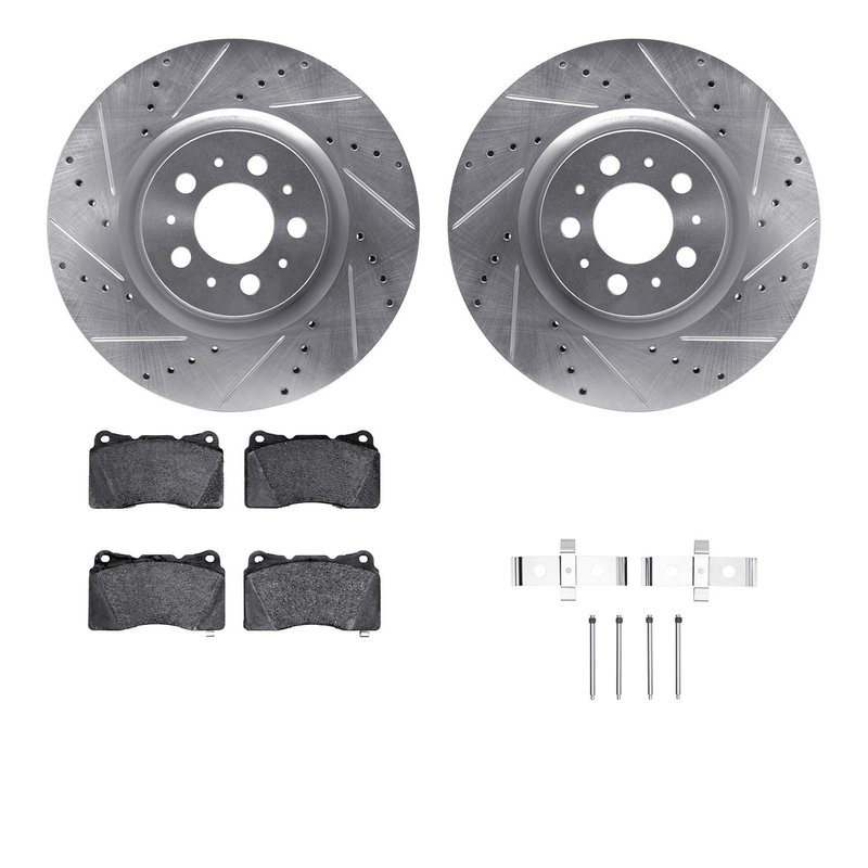 Dynamite Friction 7512-27034 Disc Brake Kit - Front