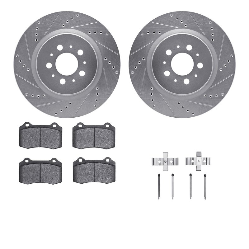 Dynamite Friction 7512-27035 Disc Brake Kit - Rear
