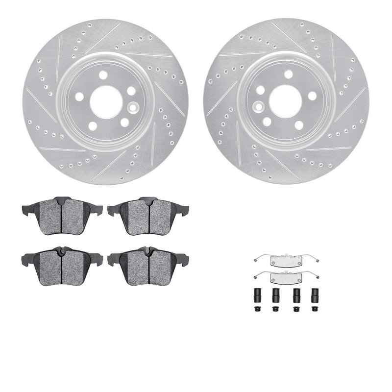 Dynamic Friction 7512-27045 Disc Brake Kit - Front