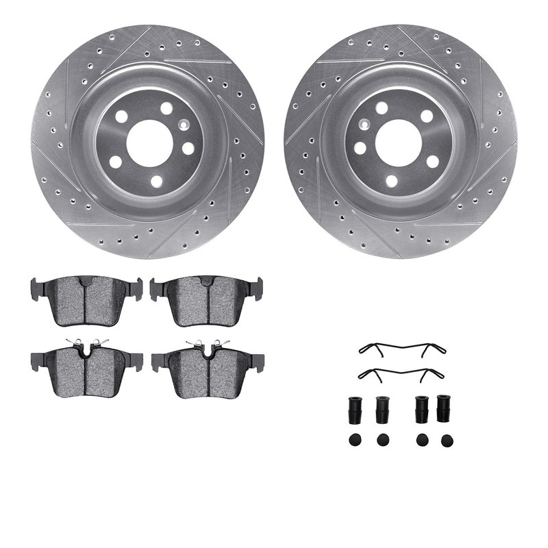 Dynamite Friction 7512-27073 Disc Brake Kit - Rear