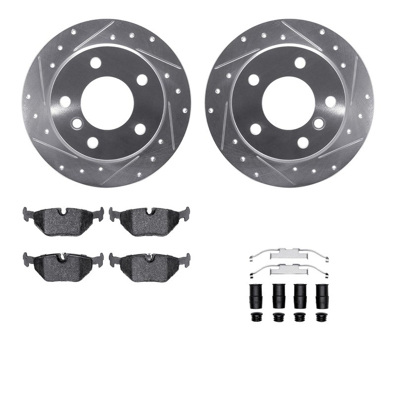 Dynamite Friction 7512-31044 Disc Brake Kit - Rear