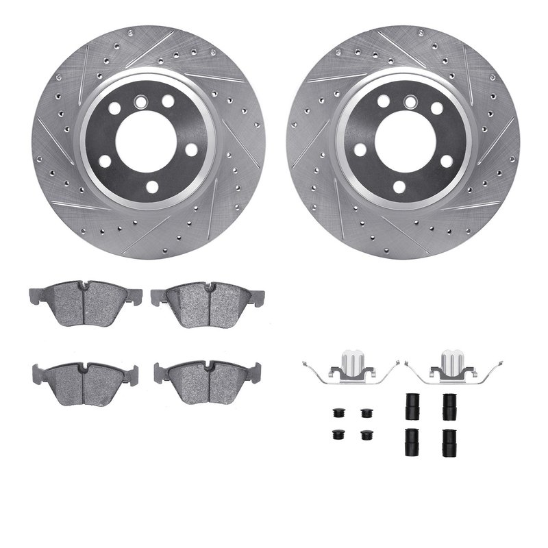 Dynamite Friction 7512-31083 Disc Brake Kit - Front